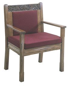 Arm Chair 27W X23D 37 H Red Oak